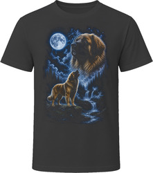 Leonberger Howling at the Moon T-Shirt