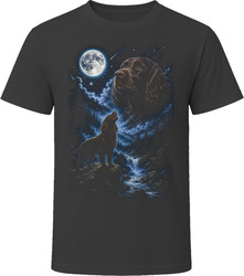 Boykin Spaniel Howling at the Moon T-Shirt