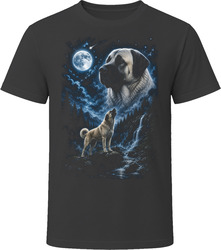 Anatolian Shepherd Howling at the Moon T-Shirt Anatolian Shepherd Howling at the Moon T-Shirt