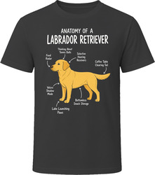 Anatomy of a Labrador Retriever Funny Labrador Retriever Dog Lover Gift T-Shirt Anatomy of a Labrador Retriever Funny Labrador Retriever Dog Lover Gift T-Shirt