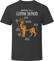 Anatomy of a German Shepherd Funny German Shepherd Dog Lover Gift T-Shirt Anatomy of a German Shepherd Funny German Shepherd Dog Lover Gift T-Shirt