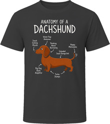 Anatomy of a Dachshund Funny Dachshund Dog Lover Gift T-Shirt Anatomy of a Dachshund Funny Dachshund Dog Lover Gift T-Shirt