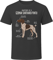 Anatomy of a German Shorthaired Pointer Funny German Shorthaired Pointer Dog Lover Gift T-Shirt Anatomy of a German Shorthaired Pointer Funny German Shorthaired Pointer Dog Lover Gift T-Shirt