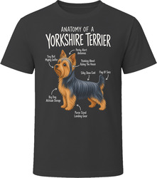 Anatomy of a Yorkshire Terrier Funny Yorkshire Terrier Dog Lover Gift T-Shirt Anatomy of a Yorkshire Terrier Funny Yorkshire Terrier Dog Lover Gift T-Shirt
