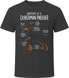 Anatomy of a Doberman Pinscher Funny Doberman Pinscher Dog Lover Gift T-Shirt Anatomy of a Doberman Pinscher Funny Doberman Pinscher Dog Lover Gift T-Shirt