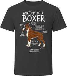 Anatomy of a Boxer Funny Boxer Dog Lover Gift T-Shirt Anatomy of a Boxer Funny Boxer Dog Lover Gift T-Shirt