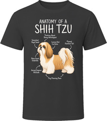 Anatomy of a Shih Tzu Funny Shih Tzu Dog Lover Gift T-Shirt Anatomy of a Shih Tzu Funny Shih Tzu Dog Lover Gift T-Shirt