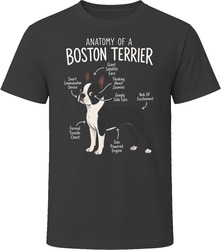Anatomy of a Boston Terrier Funny Boston Terrier Dog Lover Gift T-Shirt Anatomy of a Boston Terrier Funny Boston Terrier Dog Lover Gift T-Shirt