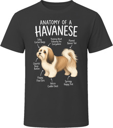 Anatomy of a Havanese Funny Havanese Dog Lover Gift T-Shirt Anatomy of a Havanese Funny Havanese Dog Lover Gift T-Shirt