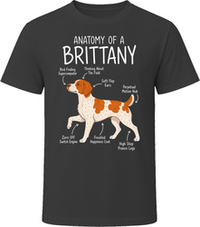 Anatomy of a Brittany Funny Brittany Dog Lover Gift T-Shirt Anatomy of a Brittany Funny Brittany Dog Lover Gift T-Shirt