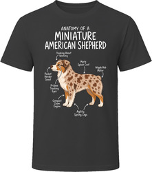 Anatomy of a Miniature American Shepherd Funny Miniature American Shepherd Dog Lover Gift T-Shirt Anatomy of a Miniature American Shepherd Funny Miniature American Shepherd Dog Lover Gift T-Shirt