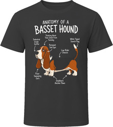 Anatomy of a Basset Hound Funny Basset Hound Dog Lover Gift T-Shirt Anatomy of a Basset Hound Funny Basset Hound Dog Lover Gift T-Shirt