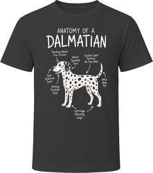 Anatomy of a Dalmatian Funny Dalmatian Dog Lover Gift T-Shirt