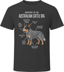 Anatomy of an Australian Cattle Dog Funny Australian Cattle Dog Lover Gift T-Shirt