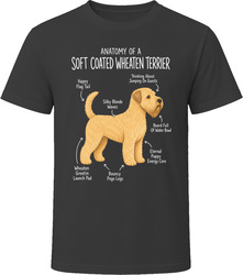 Anatomy of a Soft Coated Wheaten Terrier Funny Soft Coated Wheaten Terrier Dog Lover Gift T-Shirt