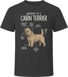 Anatomy of a Cairn Terrier Funny Cairn Terrier Dog Lover Gift T-Shirt