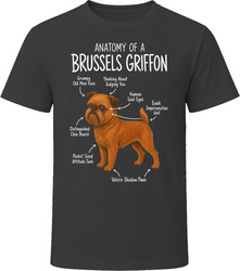 Anatomy of a Brussels Griffon Funny Brussels Griffon Dog Lover Gift T-Shirt