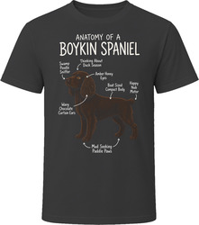 Anatomy of a Boykin Spaniel Funny Boykin Spaniel Dog Lover Gift T-Shirt