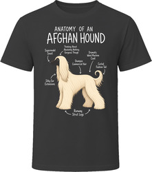 Anatomy of an Afghan Hound Funny Afghan Hound Dog Lover Gift T-Shirt Anatomy of an Afghan Hound Funny Afghan Hound Dog Lover Gift T-Shirt