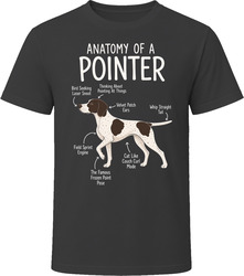 Anatomy of a Pointer Funny Pointer Dog Lover Gift T-Shirt Anatomy of a Pointer Funny Pointer Dog Lover Gift T-Shirt