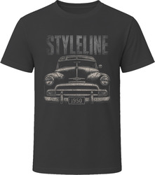 50 Styleline Deluxe Vintage Classic Car T-Shirt 50 Styleline Deluxe Vintage Classic Car T-Shirt