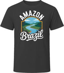 Amazon Brazil Tourist Vacation Gift Tee T Shirt