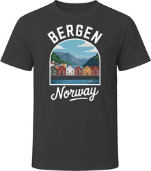 Bergen Norway Tourist Vacation Gift Tee T Shirt