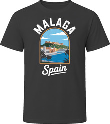 Malaga Spain Tourist Vacation Gift Tee F T Shirt