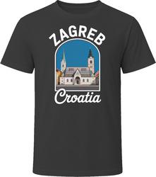 Zagreb Croatia Tourist Vacation Gift Tee T Shirt Zagreb Croatia Tourist Vacation Gift Tee T Shirt