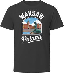 Warsaw Poland Tourist Vacation Gift Tee T Shirt