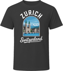 Zurich Switzerland Tourist Vacation Gift T Shirt