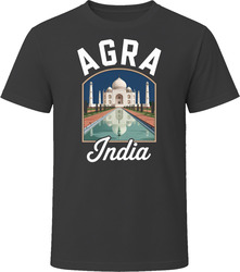 Agra India Tourist Vacation Gift Tee Fla T Shirt