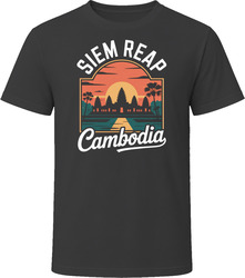 Siem Reap Cambodia Tourist Vacation Gift T Shirt