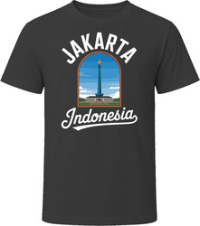 Jakarta Indonesia Tourist Vacation Gift T Shirt