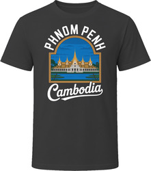 Phnom Penh Cambodia Tourist Vacation Gif T Shirt