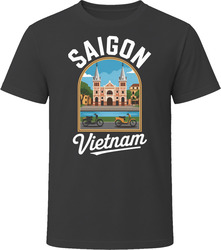 Saigon Vietnam Tourist Vacation Gift Tee T Shirt