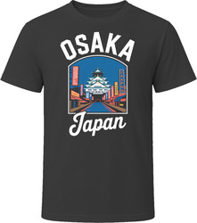 Osaka Japan Tourist Vacation Gift Tee Fl T Shirt