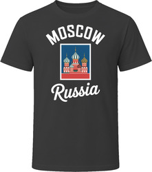 Moscow Russia Tourist Vacation Gift Tee T Shirt