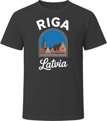 Riga Latvia Tourist Vacation Gift Tee Fl T Shirt
