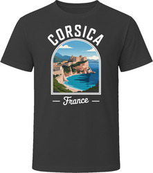 Corsica France Tourist Vacation Gift Tee T Shirt
