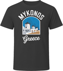 Mykonos Greece Tourist Vacation Gift Tee T Shirt