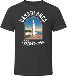Casablanca Morocco Tourist Vacation Gift T Shirt