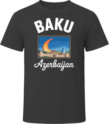 Baku Azerbaijan Tourist Vacation Gift Te T Shirt