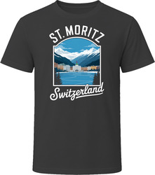 St Moritz Switzerland Tourist Vacation G T Shirt St Moritz Switzerland Tourist Vacation G T Shirt