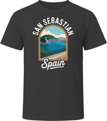 San Sebastian Spain Tourist Vacation Gif T Shirt San Sebastian Spain Tourist Vacation Gif T Shirt