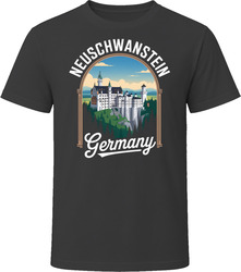 Neuschwanstein Germany Tourist Vacation T Shirt Neuschwanstein Germany Tourist Vacation T Shirt