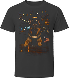 German Shepherd Drinking Beer at the Bar T Shirt German Shepherd Drinking Beer at the Bar T Shirt