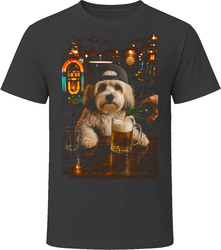 Havanese Drinking Beer at the Bar T Shirt Havanese Drinking Beer at the Bar T Shirt