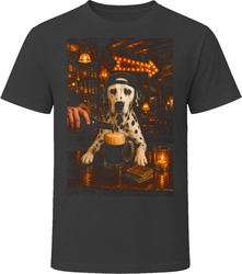 Dalmatian Drinking Beer at the Bar T Shirt