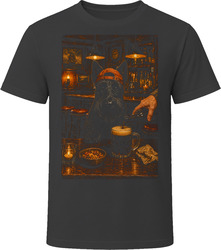Scottish Terrier Drinking Beer at the Bar T Shirt Scottish Terrier Drinking Beer at the Bar T Shirt